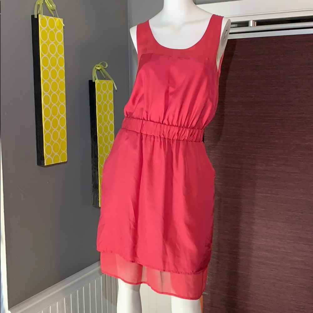 Banana Republic- pink sleeveless dress. Size:4 💝